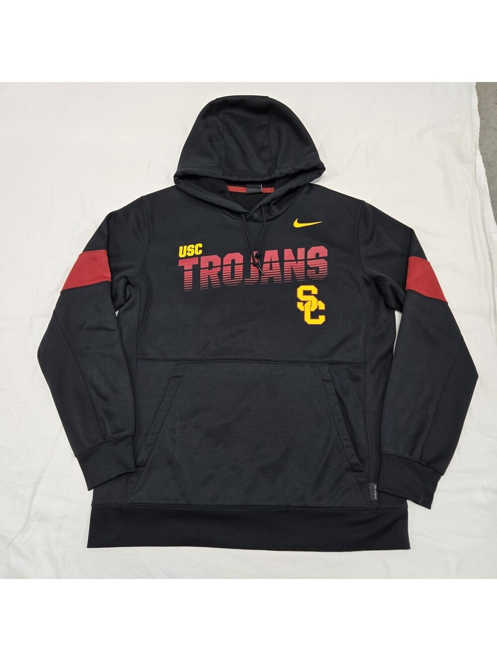 Men's LARGE Nike USC Trojans Hoodie Graphic Pullover University Southern Cali